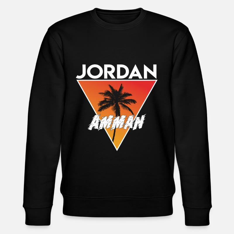Jordan with capital - Stanley/Stella CHANGER Unisex Organic Sweatshirt - black