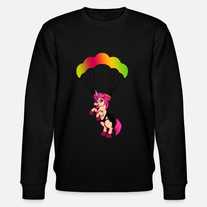 Fly paraglider - Stanley/Stella CHANGER Unisex Organic Sweatshirt - black