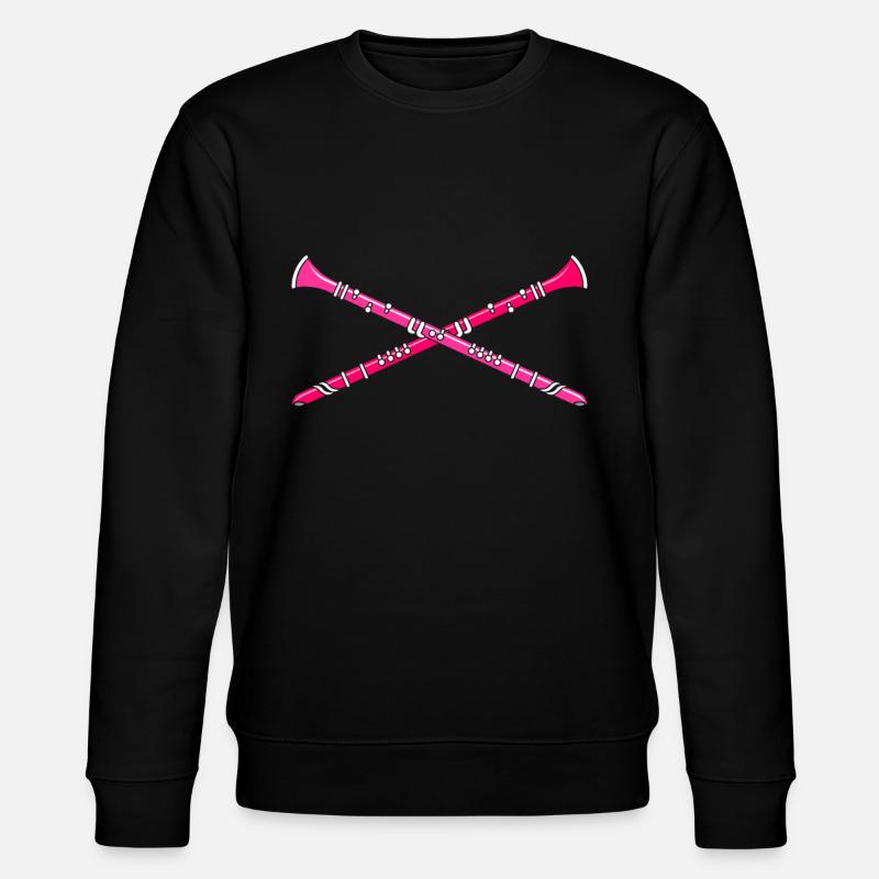 Klarinette - Stanley/Stella Unisex Bio-Sweatshirt CHANGER  - Schwarz