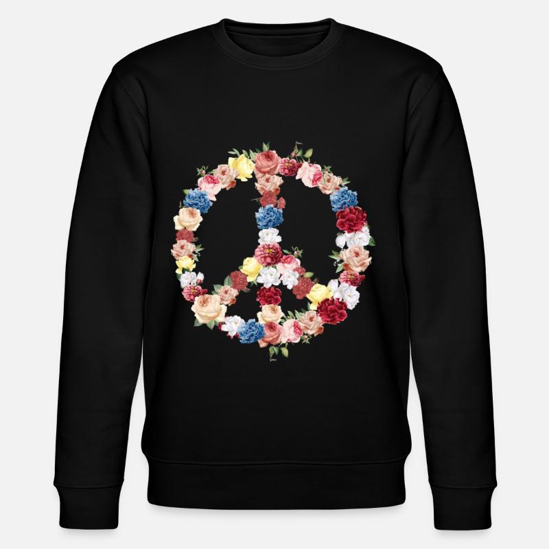 signe de la paix - Sweat bio CHANGER Stanley/Stella Unisexe - noir