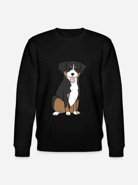 Appenzell Dog - Stanley/Stella Unisex Bio-Sweatshirt CHANGER  - Schwarz