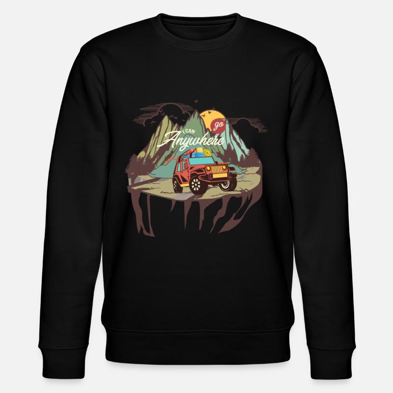 4x4 father's day - Stanley/Stella CHANGER Unisex Organic Sweatshirt - black