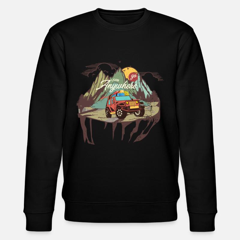 Véhicule tout terrain - Sweat bio CHANGER Stanley/Stella Unisexe - noir