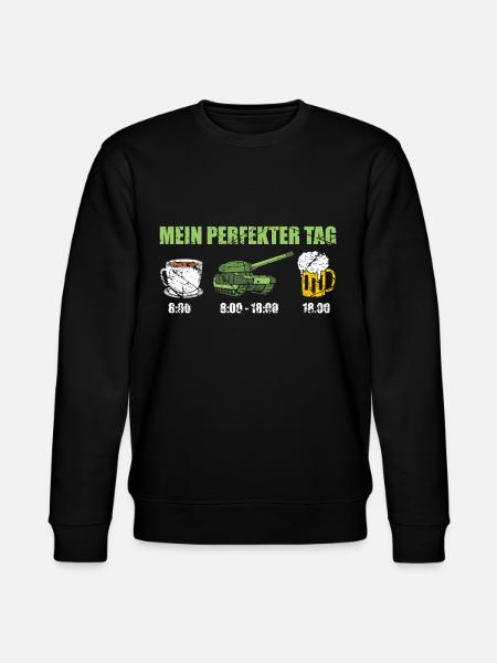 Panzerfahrer Panzer Kampfwagen Bundeswehr - Stanley/Stella Unisex Bio-Sweatshirt CHANGER - Schwarz