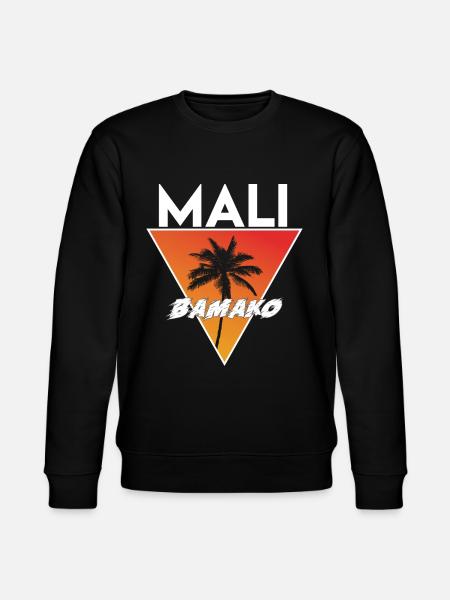 mali with capital - Stanley/Stella CHANGER Unisex Organic Sweatshirt - black