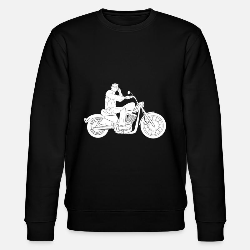Biker - Stanley/Stella CHANGER Unisex Organic Sweatshirt - black