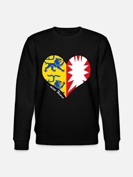 meine Heimat - Schleswig-Holstein - Stanley/Stella Unisex Bio-Sweatshirt CHANGER - Schwarz