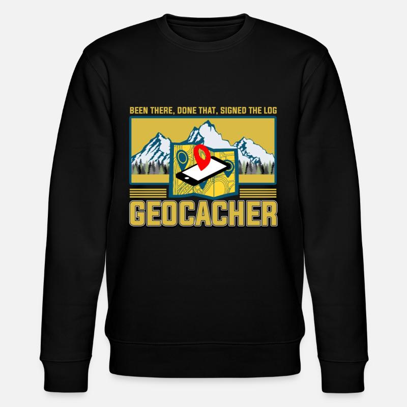 geocaching - Stanley/Stella CHANGER Unisex Organic Sweatshirt - black