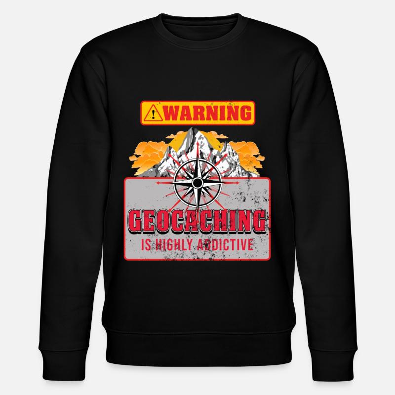 Geocaching - Sweat bio CHANGER Stanley/Stella Unisexe - noir