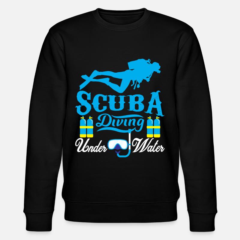 Scuba Diving - Stanley/Stella Unisex Bio-Sweatshirt CHANGER  - Schwarz