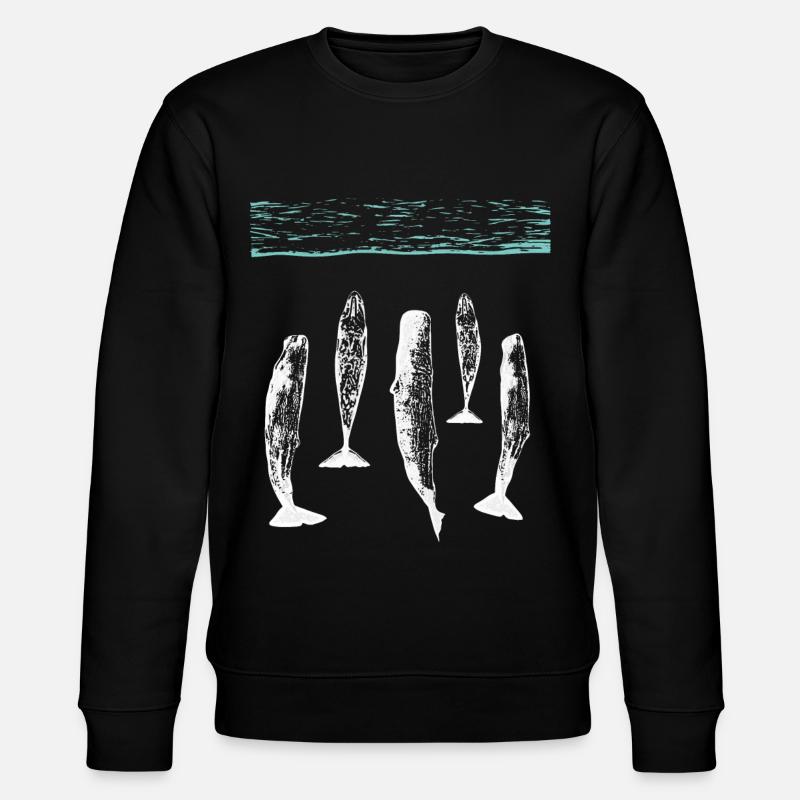 spermwhale plain white - Sweat bio CHANGER Stanley/Stella Unisexe - noir