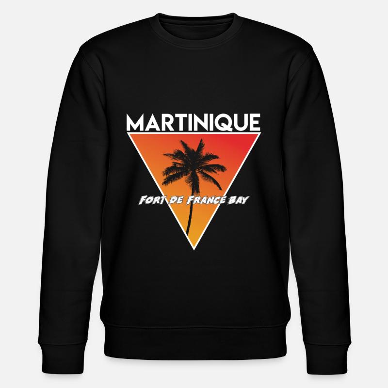 Martinique avec capitale - Sweat bio CHANGER Stanley/Stella Unisexe - noir
