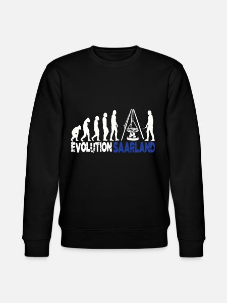Saarland Evolution Saarland Saarländer - Stanley/Stella CHANGER Unisex Organic Sweatshirt - black