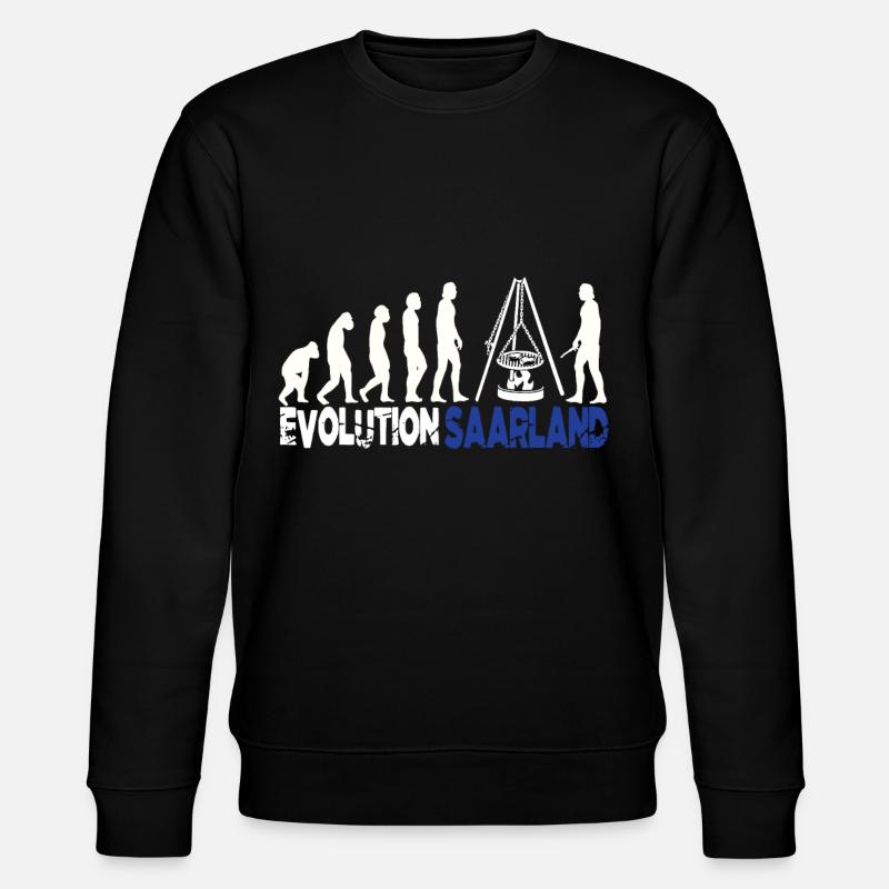 Saarland Evolution Saarland Saarländer - Stanley/Stella CHANGER Unisex Organic Sweatshirt - black