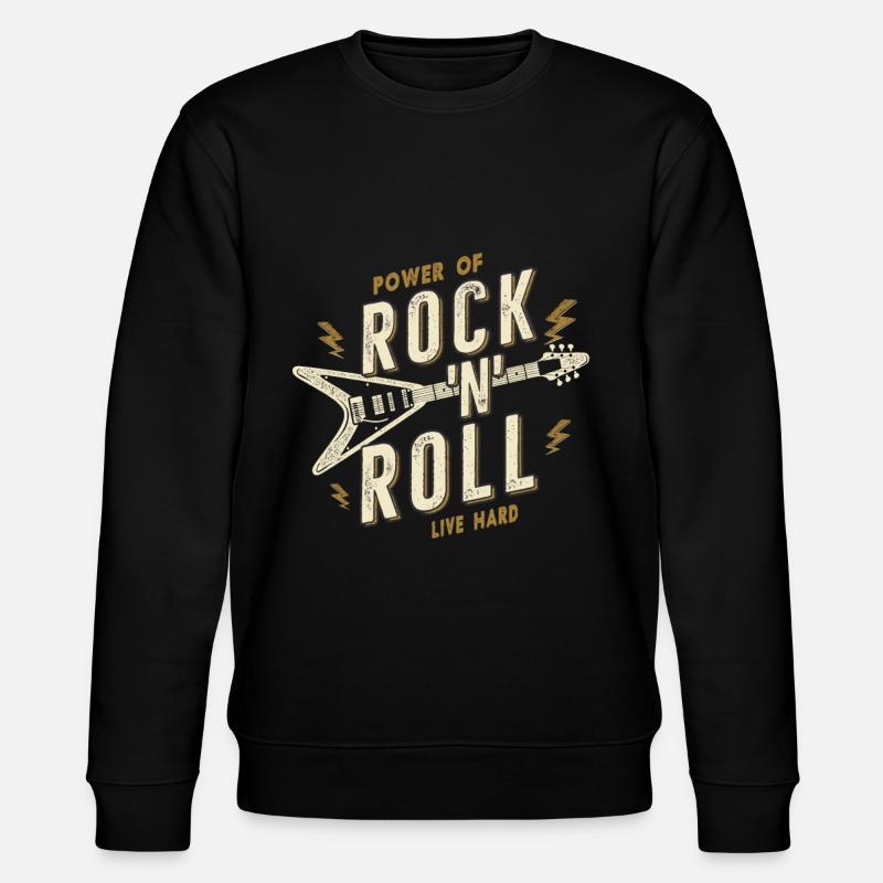 Rock and Roll - Stanley/Stella Unisex Bio-Sweatshirt CHANGER  - Schwarz