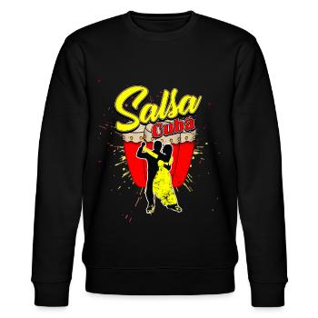 salsa - Sweat bio CHANGER Stanley/Stella Unisexe - noir - Devant - Nik (191cm) & Marisol (170cm)