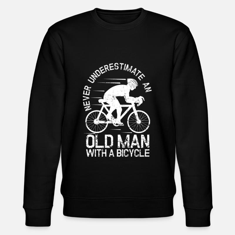 bicycle - Stanley/Stella CHANGER Unisex Organic Sweatshirt - black