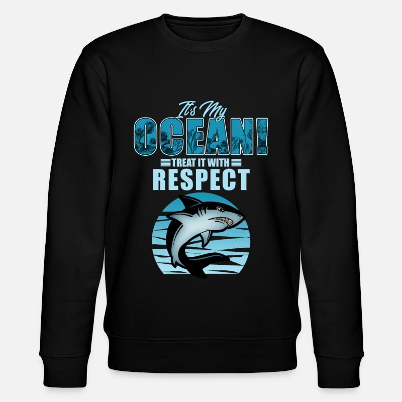 requin - Sweat bio CHANGER Stanley/Stella Unisexe - noir