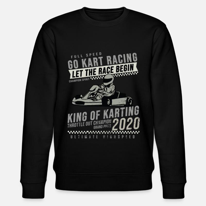 Go Kart - Stanley/Stella Unisex Bio-Sweatshirt CHANGER  - Schwarz