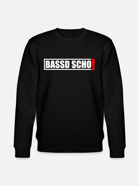 Franken Bassd Scho Dialekt Fränkisch Geschenk - Stanley/Stella Unisex Bio-Sweatshirt CHANGER - Schwarz