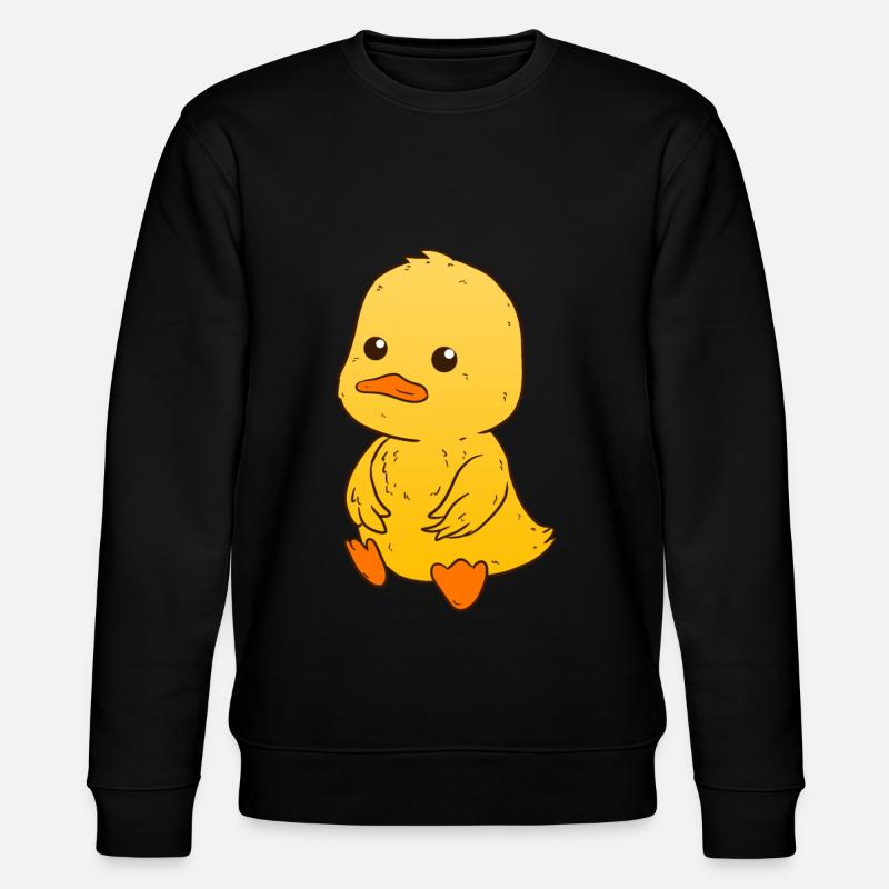 Entchen Ente - Stanley/Stella Unisex Bio-Sweatshirt CHANGER  - Schwarz
