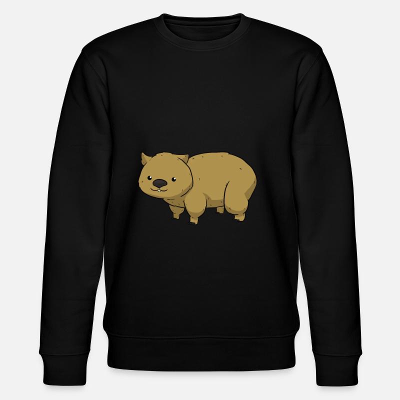 Wombat - Stanley/Stella Unisex Bio-Sweatshirt CHANGER  - Schwarz
