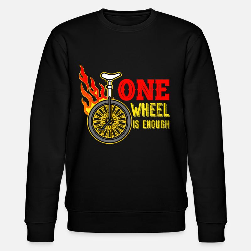 Einrad - Stanley/Stella Unisex Bio-Sweatshirt CHANGER  - Schwarz