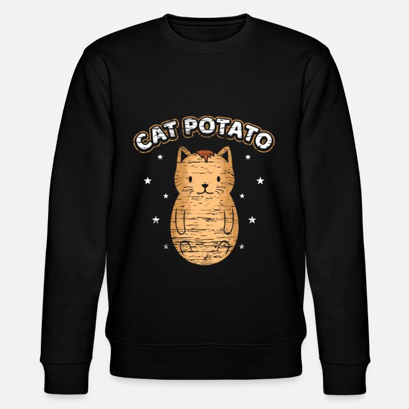 Pomme de terre chat - Sweat bio CHANGER Stanley/Stella Unisexe - noir