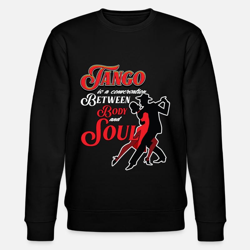 Tango, tango dancers - Stanley/Stella CHANGER Unisex Organic Sweatshirt - black