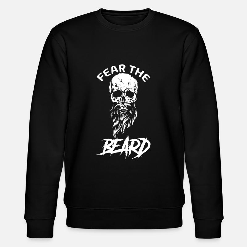 fear the beard - Stanley/Stella CHANGER Unisex Organic Sweatshirt - black