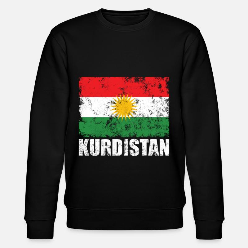 Kurdistan Flag - Stanley/Stella Unisex Bio-Sweatshirt CHANGER  - Schwarz