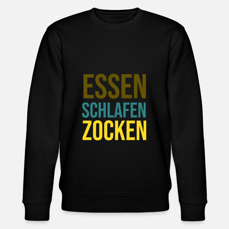 GAMING - Stanley/Stella Unisex Bio-Sweatshirt CHANGER  - Schwarz