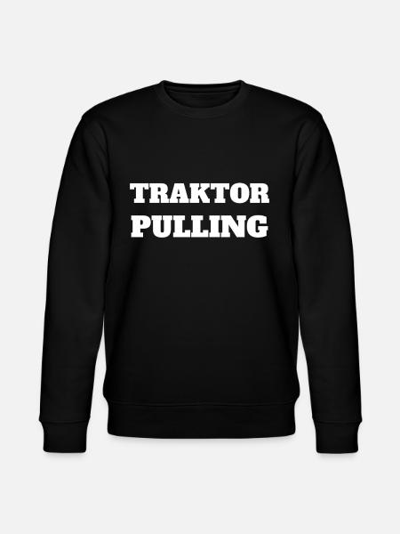 Tractor pulling - Stanley/Stella CHANGER Unisex Organic Sweatshirt - black