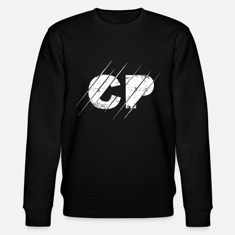 CP Initials Claudio - Stanley/Stella CHANGER Unisex Organic Sweatshirt - black