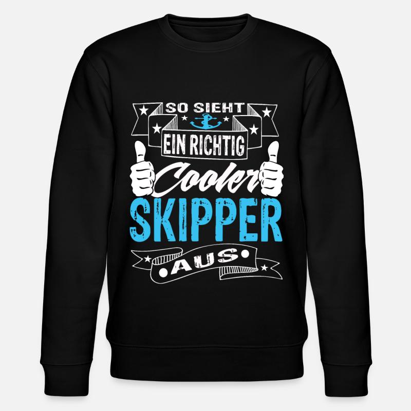 Skipper - Stanley/Stella Unisex Bio-Sweatshirt CHANGER  - Schwarz
