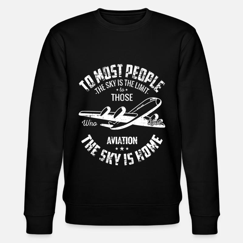 Pilote - Sweat bio CHANGER Stanley/Stella Unisexe - noir