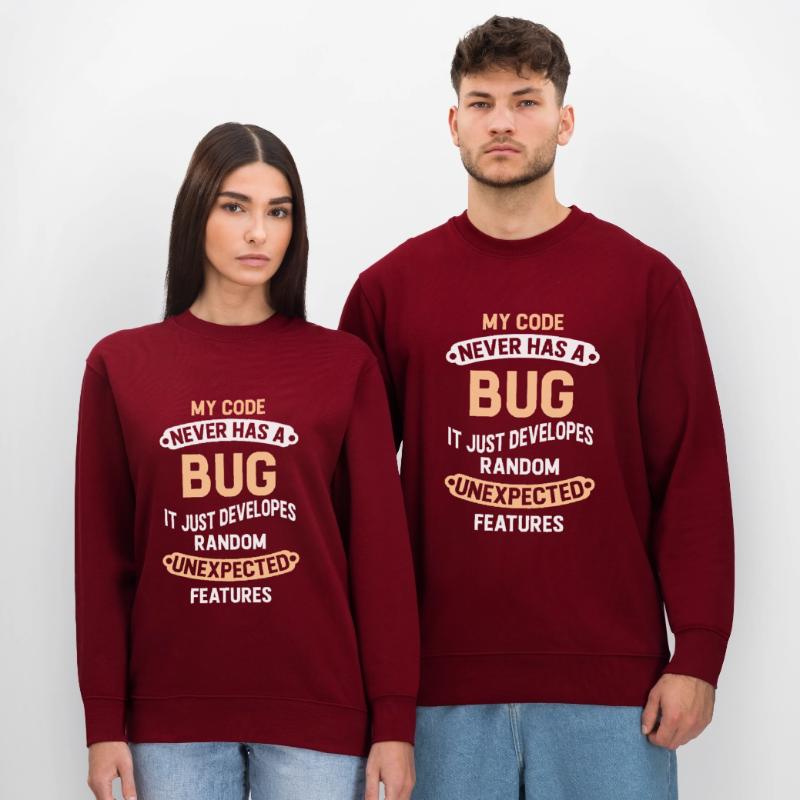 Programmierer - My Code Never Has A Bug Stanley/Stella Unisex Bio-Sweatshirt CHANGER 