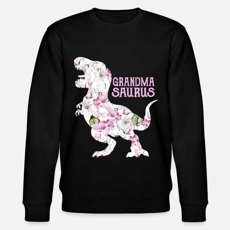 Grand-mère saurus - Sweat bio CHANGER Stanley/Stella Unisexe - noir