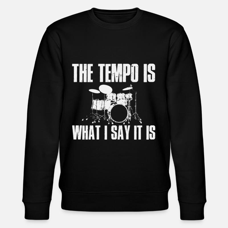 Drummer's pace - Stanley/Stella Unisex Bio-Sweatshirt CHANGER  - Schwarz