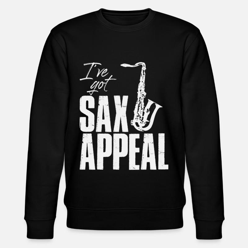 I've got Sax Appeal - Stanley/Stella CHANGER Unisex Organic Sweatshirt - black