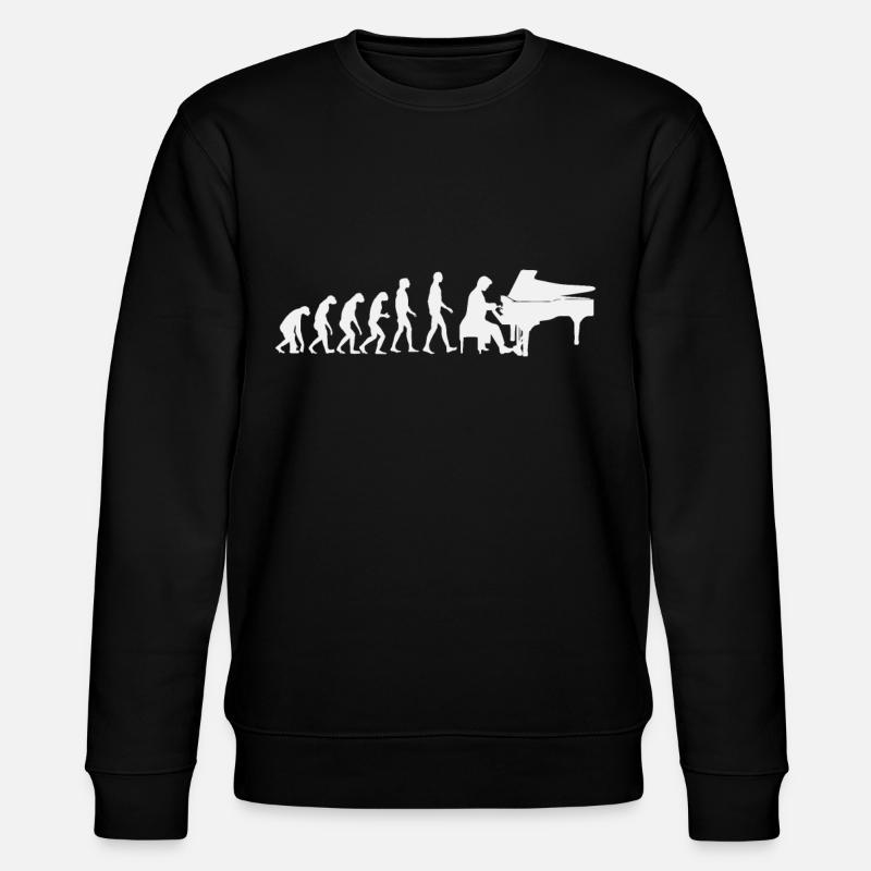 Pianiste evolution - Sweat bio CHANGER Stanley/Stella Unisexe - noir