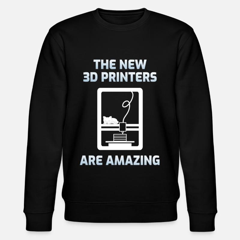 impression en 3D - Sweat bio CHANGER Stanley/Stella Unisexe - noir