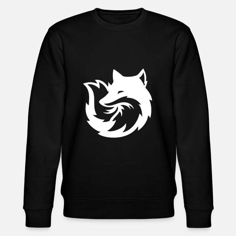 Füchse - Stanley/Stella Unisex Bio-Sweatshirt CHANGER  - Schwarz