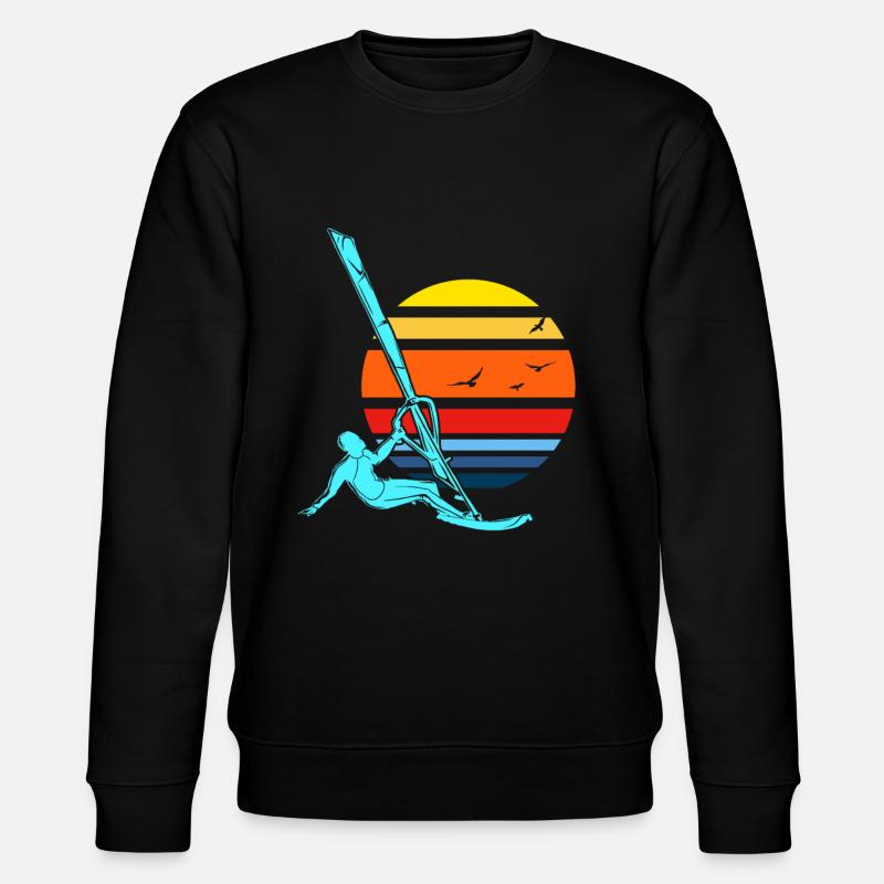 Planche à voile - Sweat bio CHANGER Stanley/Stella Unisexe - noir