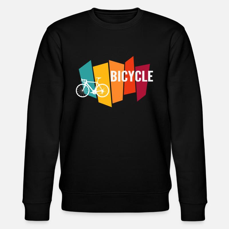 Bicycle - Stanley/Stella Unisex Bio-Sweatshirt CHANGER  - Schwarz