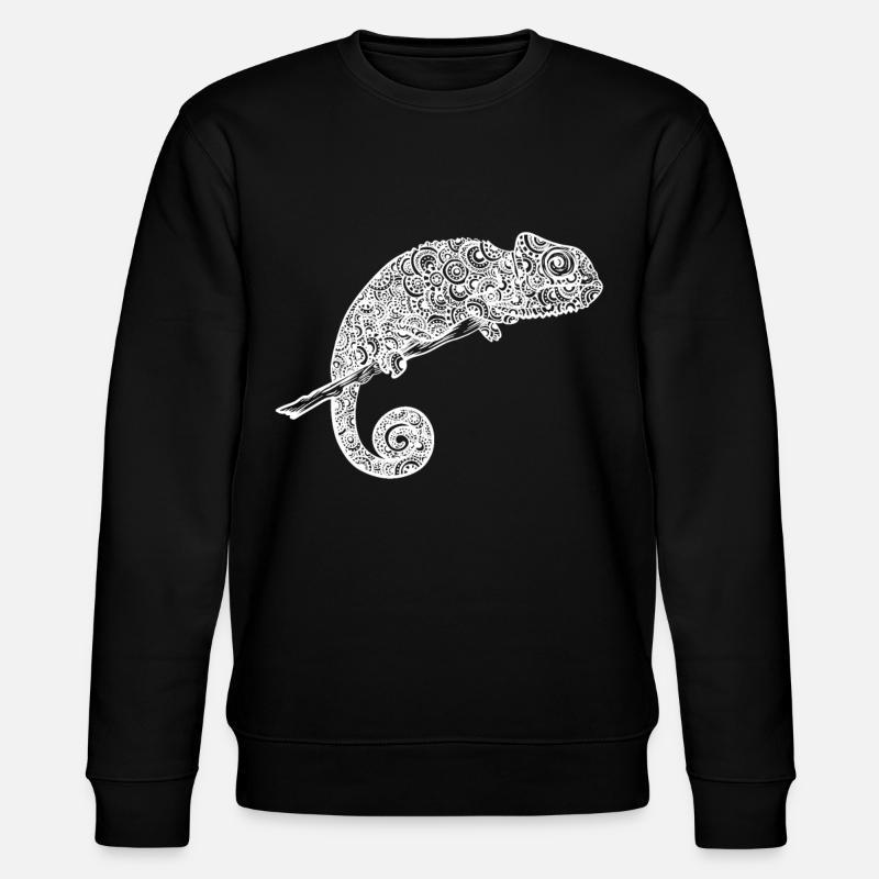 Chameleon white - Stanley/Stella CHANGER Unisex Organic Sweatshirt - black