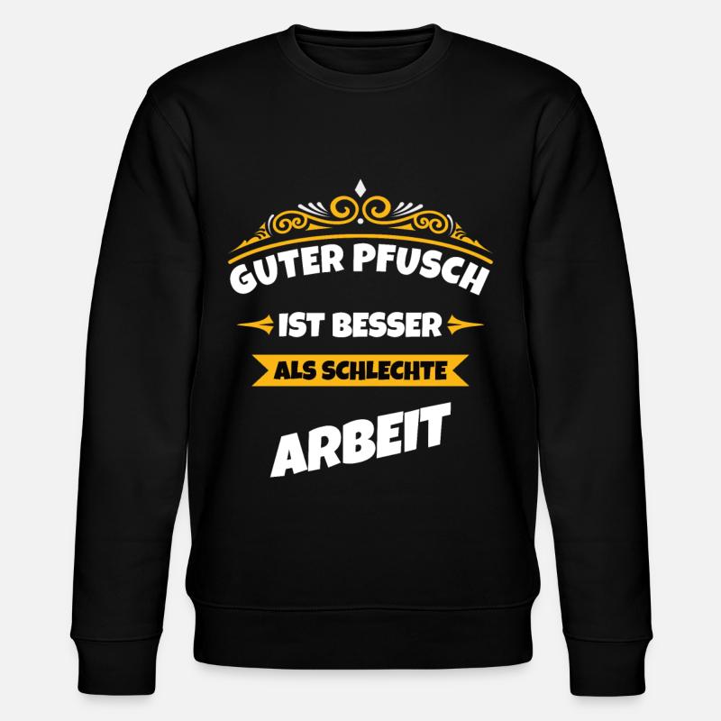 Guter Pfusch - Stanley/Stella Unisex Bio-Sweatshirt CHANGER  - Schwarz