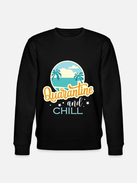 Sommer in der Quarantäne - Stanley/Stella Unisex Bio-Sweatshirt CHANGER - Schwarz