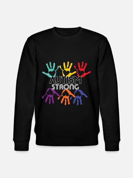 autism - Stanley/Stella CHANGER Unisex Organic Sweatshirt - black