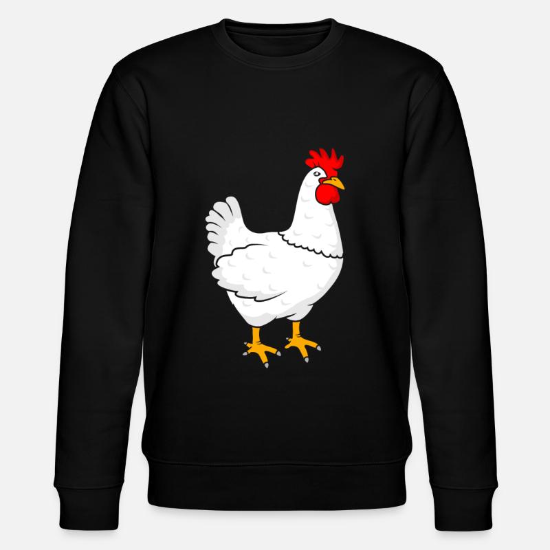 Huhn - Stanley/Stella Unisex Bio-Sweatshirt CHANGER  - Schwarz